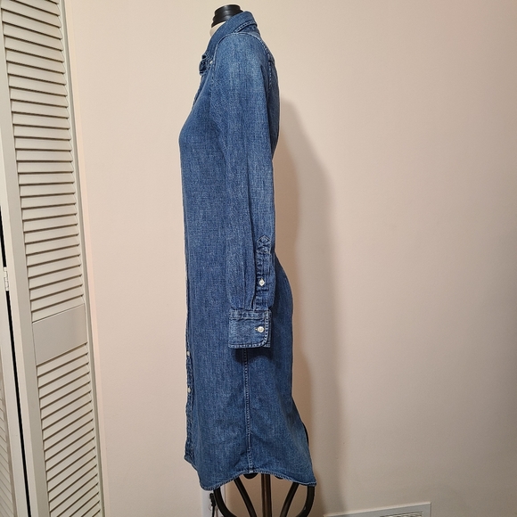 Ralph Lauren chambray denim short dress - Picture 2 of 4